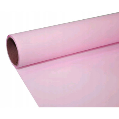Folia Satynowa Gładka 50 cm 9 yardów PINK