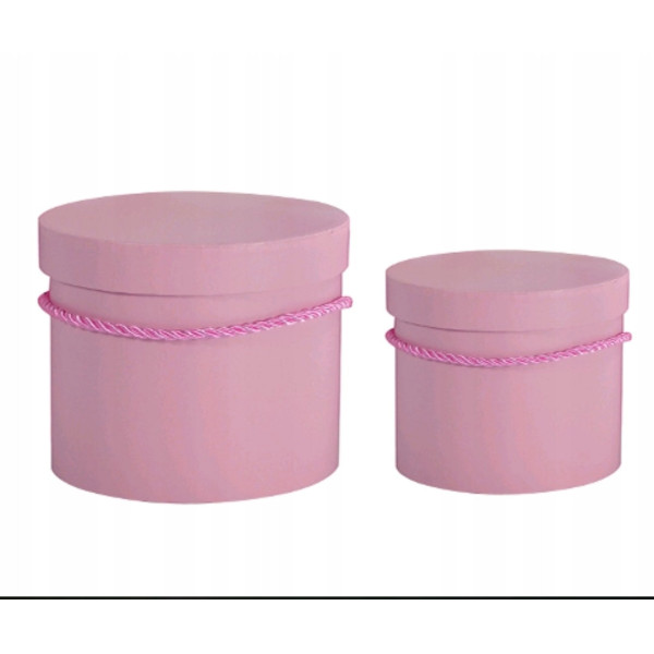 FLOWER BOX  RÓŻ DIRTY PINK  KOMPLET 2 SZT.