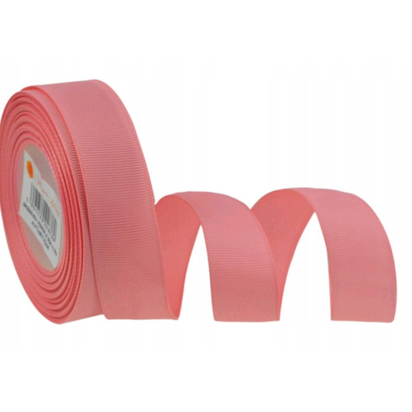 Taśma rypsowa 2,5 m x 2,5 cm różowy autumn pink