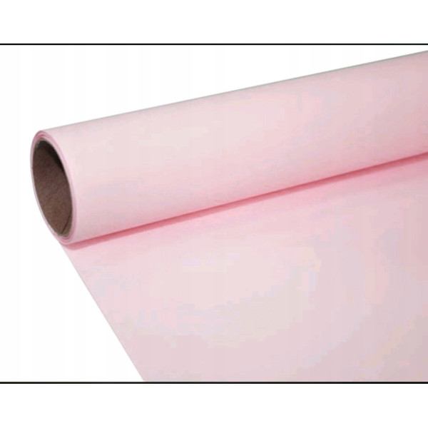 Folia Satynowa Gładka 50 cm 9 yardów Baby Pink