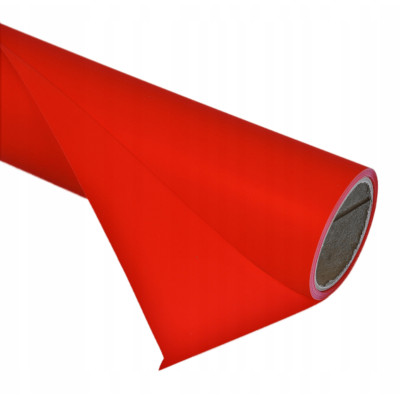 Folia Satynowa Gładka 50 cm 9 yardów Red