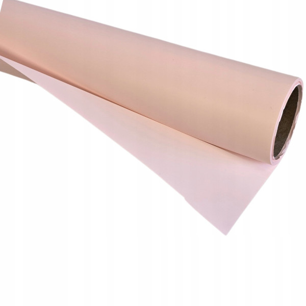 Folia Satynowa Gładka 50 cm 9 yardów Light Pink