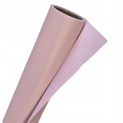 Folia Satynowa Gładka 50 cm 9 yardów Light Pink
