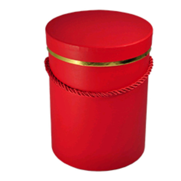 FLOWER BOX 18X13,5 RED/GOLD