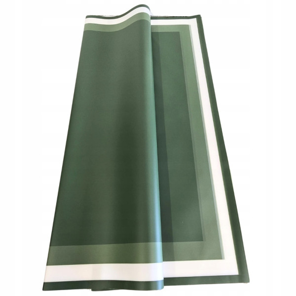 Folia Florystyczna  w Arkuszach Mrożona 58 X 58 cm 20 sztuk DK. GREEN