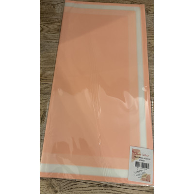 Folia Florystyczna w Arkuszach Mrożona 58 X 58 cm 20 sztuk LT.PINK