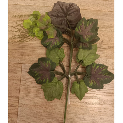 Liście liść WINOGRONA bluszcz gałązka roślina 55cm 12 szt