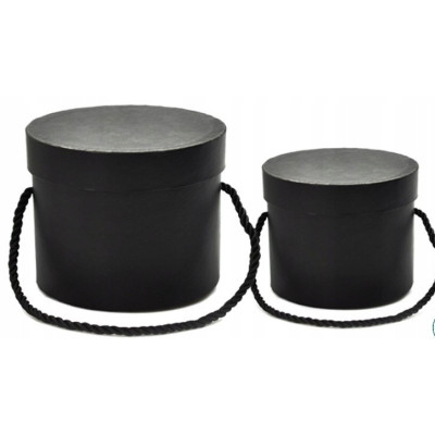 FLOWER BOX CZARNY KOMPLET 2 SZT.