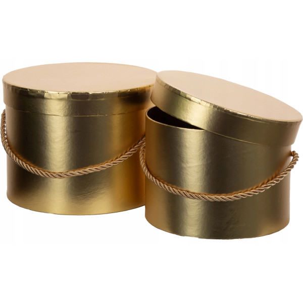 FLOWER BOX GOLD KOMPLET 2 SZT.