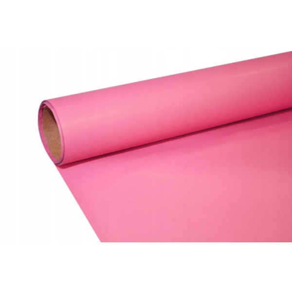 Folia Satynowa Gładka 50 cm 9 yardów DK PINK