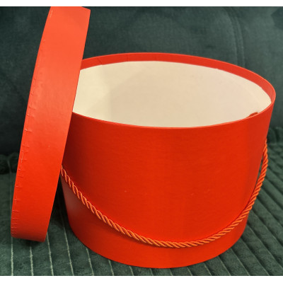 FLOWER BOX GŁADKI CZERWONY  23 cm / Wysokość: 15 cm