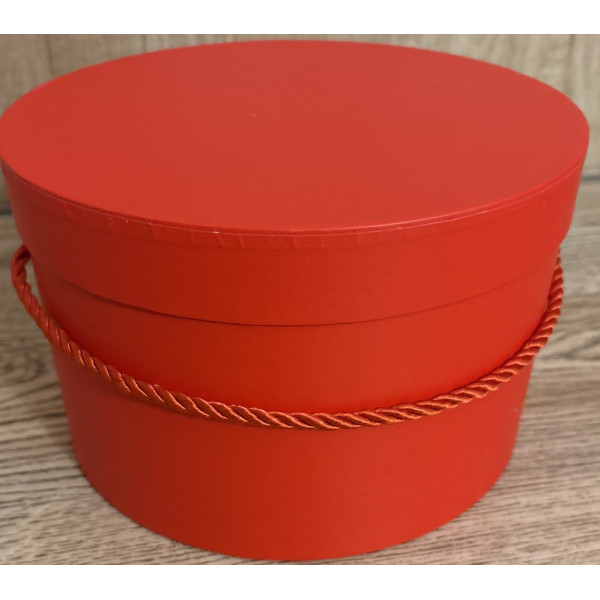 FLOWER BOX GŁADKI CZERWONY  20 cm / Wysokość: 13 cm