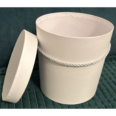 FLOWER BOX PUDEŁKO NA KWIATY PREZENT BIAŁY 18x18