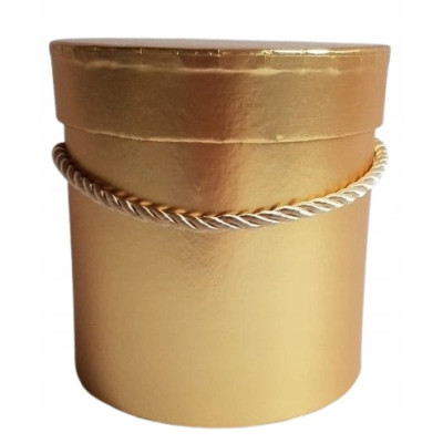 FLOWER BOX 12X12 GOLD