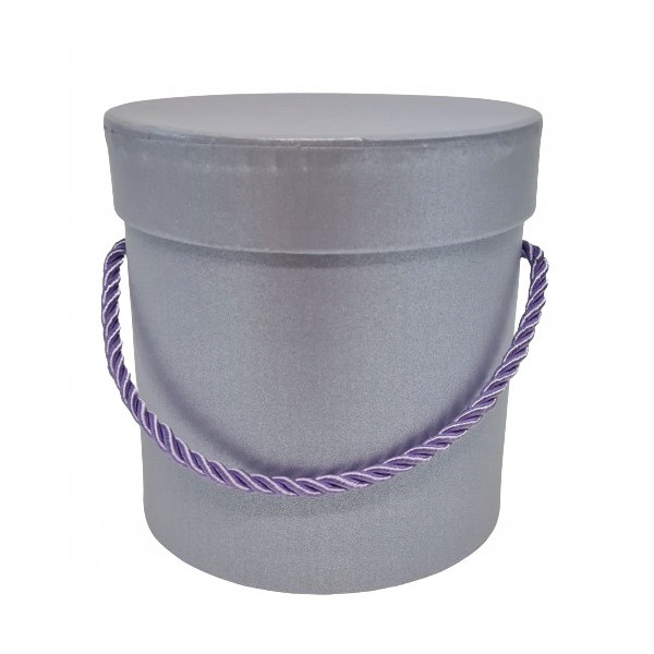 FLOWER BOX 12X12  jasny fiolet perła