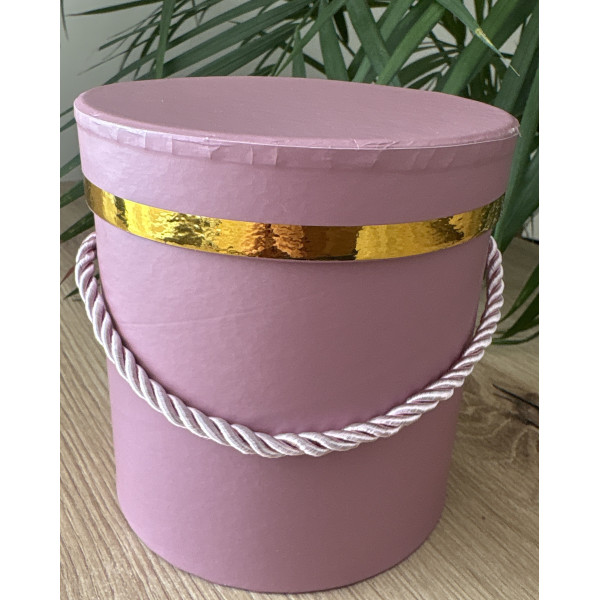 FLOWER BOX 12,7X12,7  Złoty Pasek Carmine pink