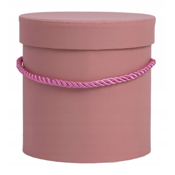 FLOWER BOX PUDEŁKO NA KWIATY PREZENT DIRTY PINK RÓŻ