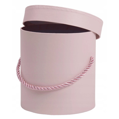 FLOWER BOX PUDEŁKO NA KWIATY PREZENT LT PINK  15 CM