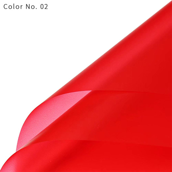 FOLIA DO KWIATÓW ARKUSZ 58X58 RED  20 SZT SWM-02