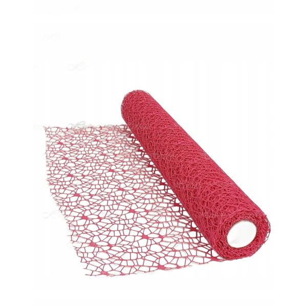 Siatka koronka 48x5y DK PINK