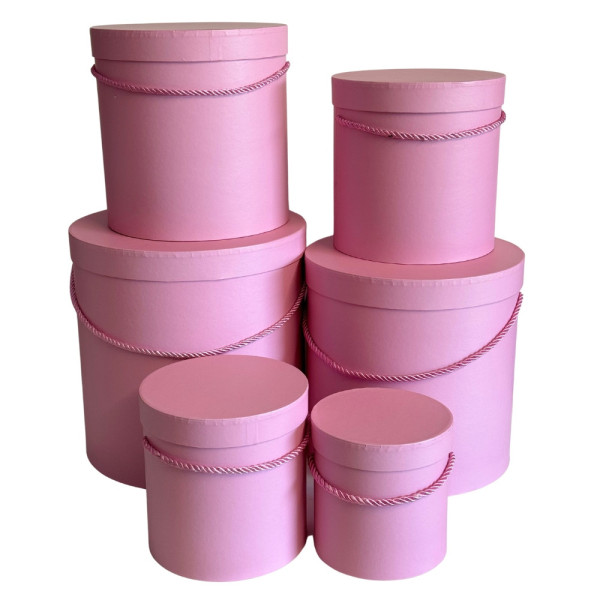 FLOWER BOX 6 SZT. DIRTY PINK