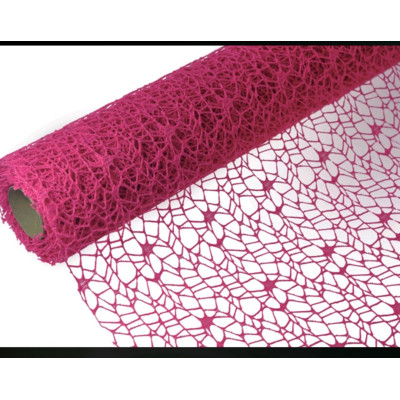 Siatka koronka 48x5y FUCHSIA