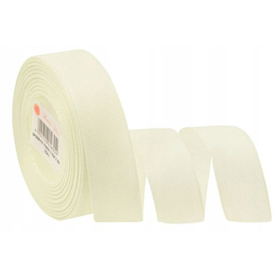 Taśma rypsowa 2,5 m x 2,5 cm ECRU