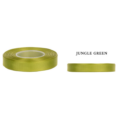 Taśma rypsowa 2,5 m x 2,5 cm  Jungle Green