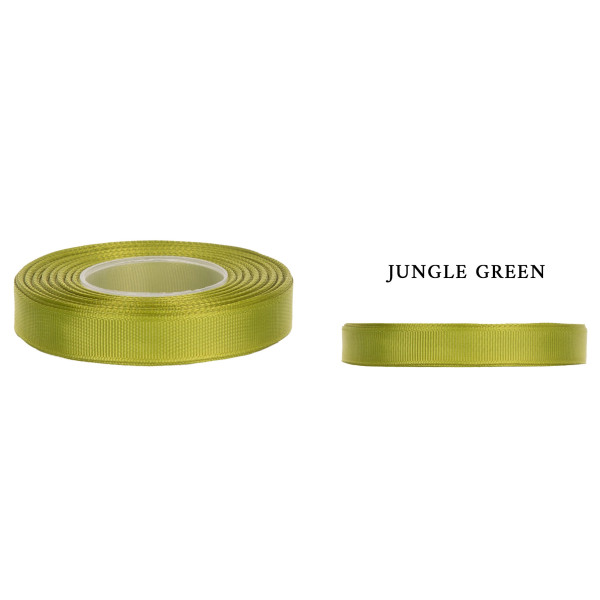 Taśma rypsowa 2,5 m x 2,5 cm  Jungle Green