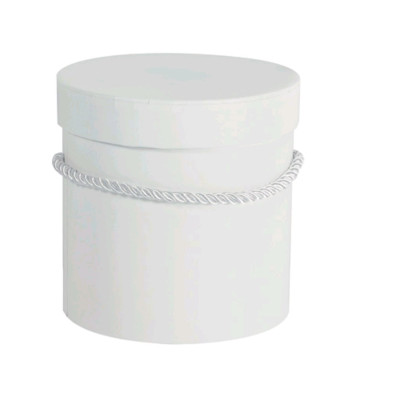 FLOWER BOX PUDEŁKO NA KWIATY PREZENT BIAŁY 18x18