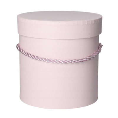 FLOWER BOX PUDEŁKO NA KWIATY PREZENT 18cm duże J. RÓŻOWE