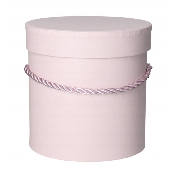 FLOWER BOX PUDEŁKO NA KWIATY PREZENT 18cm duże J. RÓŻOWE
