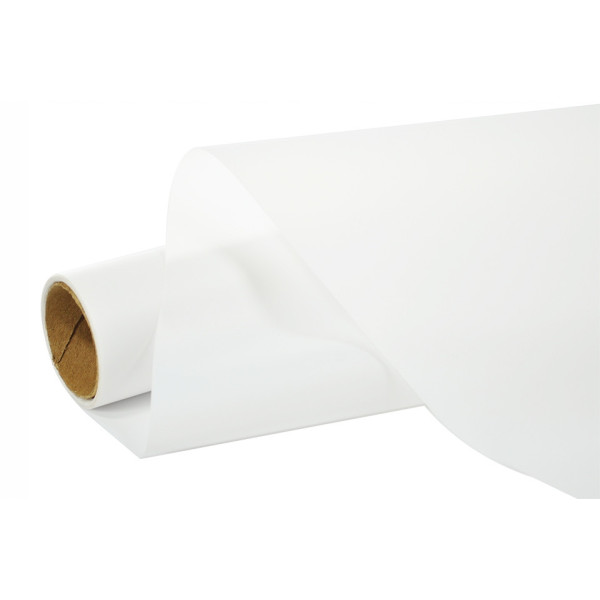 Folio-papier celofanowa florystyczna rolka 9y 50 cm wzór MROŻONA BIAŁA