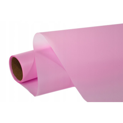 Folio-papier celofanowa florystyczna rolka 9y 50 cm wzór MROŻONA BIAŁA