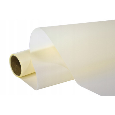 Folio-papier celofanowa florystyczna rolka 9y 50 cm wzór MROŻONA ECRU