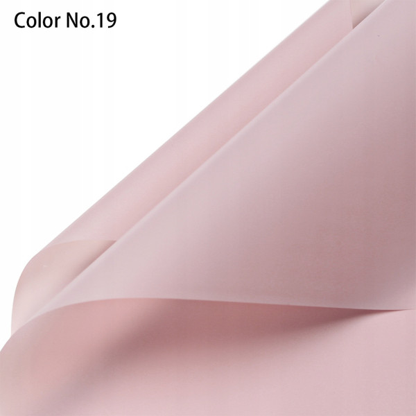 Folia florystyczna do pakowania Półprzezroczysta 58x58cm 20szt SHS19