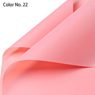 Folia florystyczna Półprzezroczysta Ciemny Różowy 58x58cm 20szt SHS-22