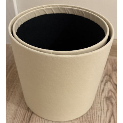 Flower Box welur 2 szt.17,5 CM ECERU