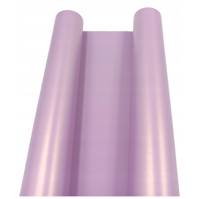 Folia florystyczna Papier do pakowania 50cmx8m Lila perłowy SHJ-4 N