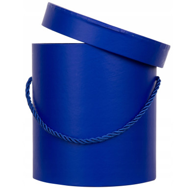FLOWER BOX PUDEŁKO NA KWIATY PREZENT ROYAL BLUE NIEBIESKIE
