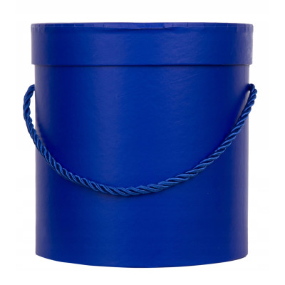 FLOWER BOX PUDEŁKO NA KWIATY PREZENT ROYAL BLUE NIEBIESKIE