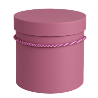 FLOWER BOX PUDEŁKO NA KWIATY PREZENT 18cm  RÓŻOWE CHERRY