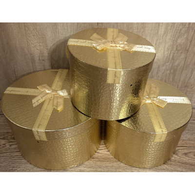 FLOWER BOX GOLD KOMPLET 3 SZT. 15 cm X 25 cm