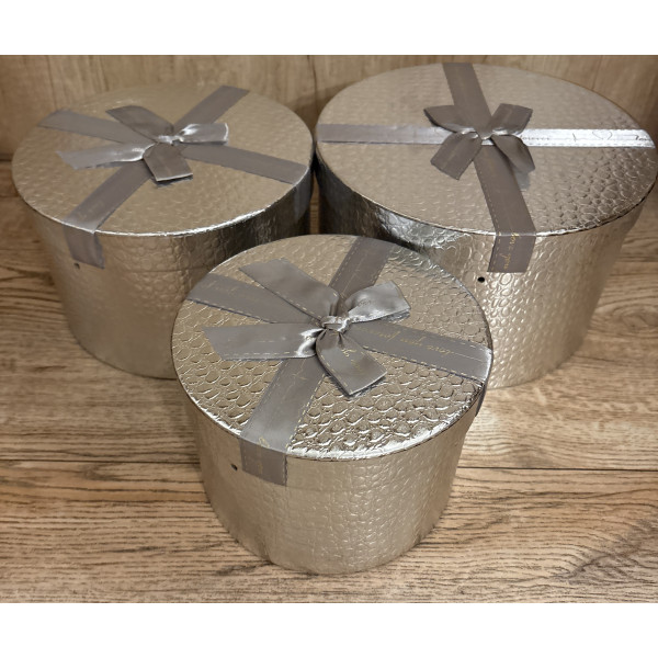 FLOWER BOX SILWER KOMPLET 3 SZT. 15 cm X 25 cm